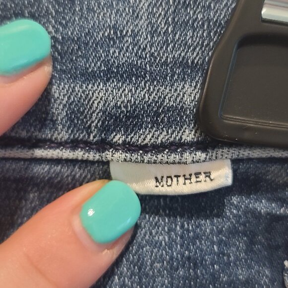 Mother The Swooner Ankle Fray Jeans Size 25 In Weekend Warrior, Distressed - Picture 8 of 16